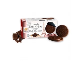 Печиво французьке вершкове з чорним шоколадом Pierre Biscuiterie фото