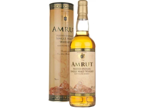Amrut Peated Single Malt Whisky (в тубусе) фото 