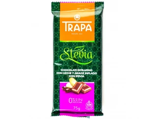 Шоколад кранч со стевией Trapa Stevia