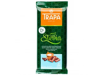Шоколад молочный со стевией Trapa Stevia