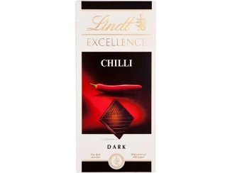 Черный шоколад Lindt Excellence с чили 100 г