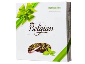 Конфеты шоколадные с ментоловой начинкой Belgian Medallions 200 г