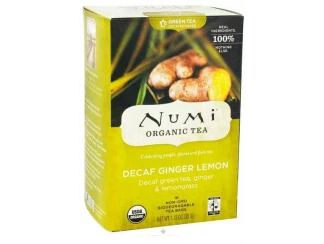 Чай зеленый с имбирем Солнечный лемонграсс без кофеина Numi Organic Tea 36 г