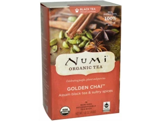 Чёрный чай ассам с пряностями Золотой чай Numi Organic Tea 36 г