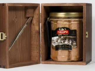 Филе тунца в оливковом масле Centenary в деревянной коробке Callipo фото