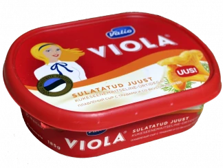 Сир плавлений Viola з травами і грибами лисичками 18% Valio фото