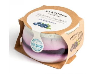 Йогурт органічний чорниця Pastoret фото
