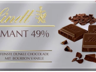 Черный шоколад Lindt Cremat 49% 100 г