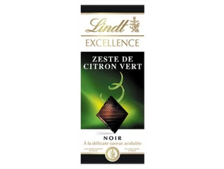 Черный шоколад Lindt Excellence с лаймом 100 г