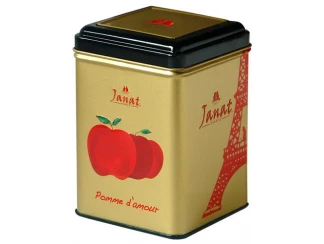 Чай чорний з ароматом запечених яблук Janat Paris Pomme d'amour фото