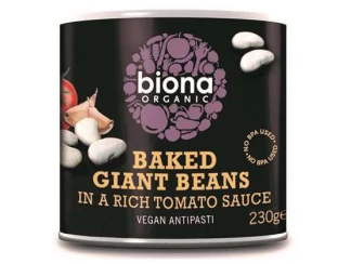 Запеченные гигантские бобы в густом томатном соусе Biona Organic 230 г