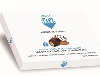 Пахлава Середземноморські cолодощі фініки в шоколаді з мигдалем Simply Bklva фото