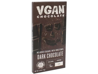 Вегетаріанський чорний шоколад без цукру VGAN фото