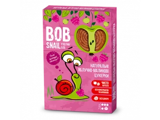 Конфеты натуральные Яблочно-Малиновые Bob Snail 60 г