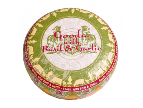 Сыр Gooda с базиликом и чесноком Cheeseland