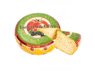 Сыр с оливками и томатами Gooda Cheeseland фото