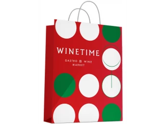 Пакет подарунковий Wine Time Bubbletime фото