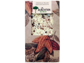 Шоколад La Plantation білий з з фіалковою карамеллю Bovetti фото