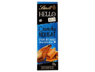 Шоколад с хрустящей нугой Hello Lindt