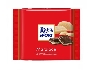 Шоколад темный Ritter Sport с марципаном