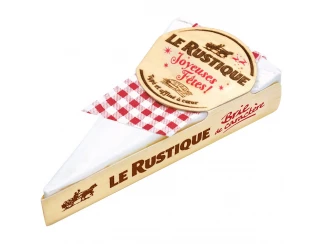 Сир з білою плісінню Brie de Caractere Le Rustique (святкова упаковка) фото
