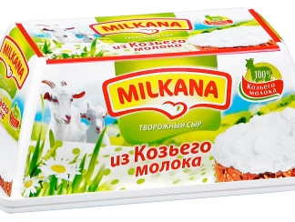 Сир творожний з козиного молока Milkana фото