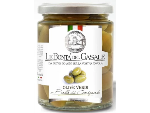 Зелені оливки Bella di Cerignola Le Bonta’ del Casale фото 
