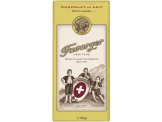 Шоколад молочний з медом і мигдалем Favarger Heritage фото