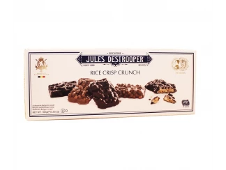 Печенье Jules Destrooper в молочном шоколаде с рисовыми шариками фото