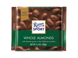 Шоколад молочный Ritter Sport с миндалем