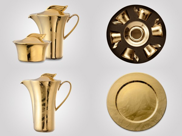 Эксклюзивная посуда от Versace в золоте (ФОТО) фото