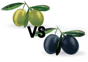 Оливки VS Маслины фото