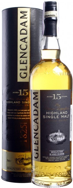 Glencadam Highland Single Malt Scotch Whisky 15Y.O. (в тубусі) фото