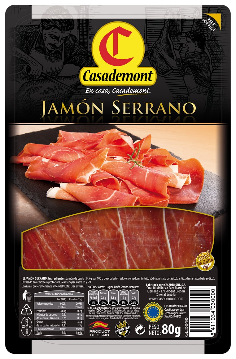 хамон casademont серрано сыровяленая нарезка 100. Casademont логотип. колбаса fuet extra casademont сыровяленая, 150г. испанские деликатесы касадемонт. лонганиза с/в 250г касадемонт.