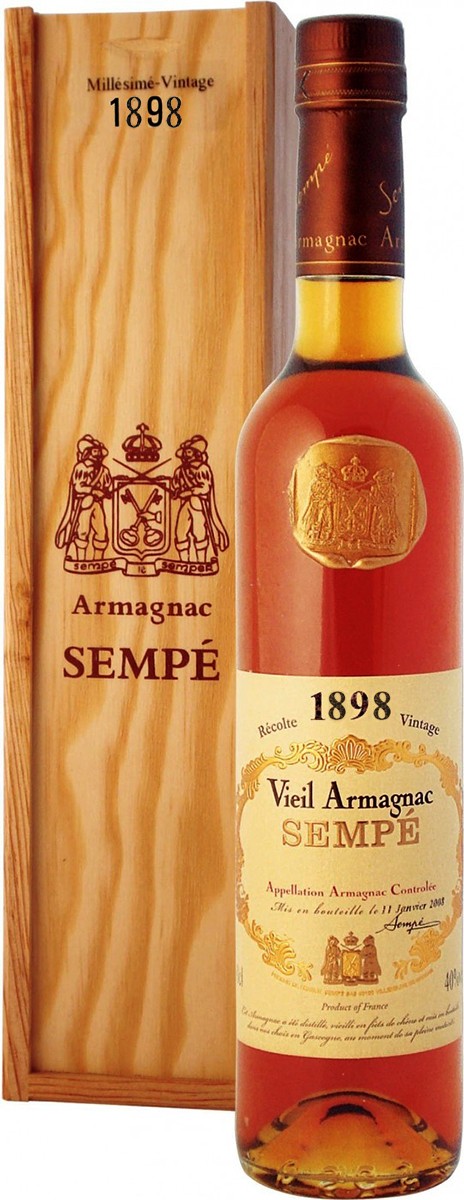 Armagnac Sempe 1898 (в коробке) фото