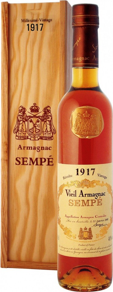 Armagnac Sempe 1917 (в коробке) фото