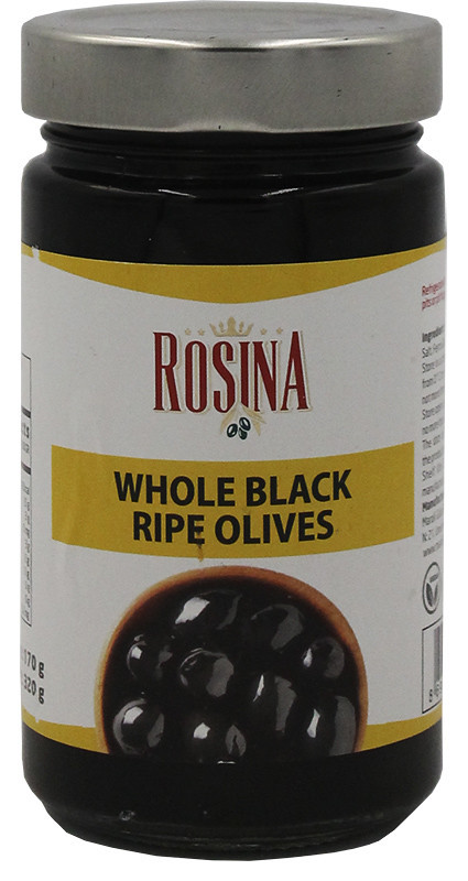 Оливки чорні цілі Rosina фото