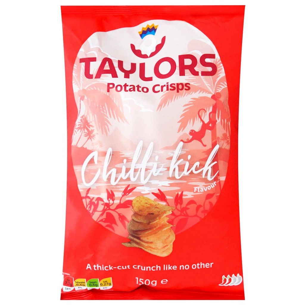 Чипси картопляні з перцем чилі Taylors фото