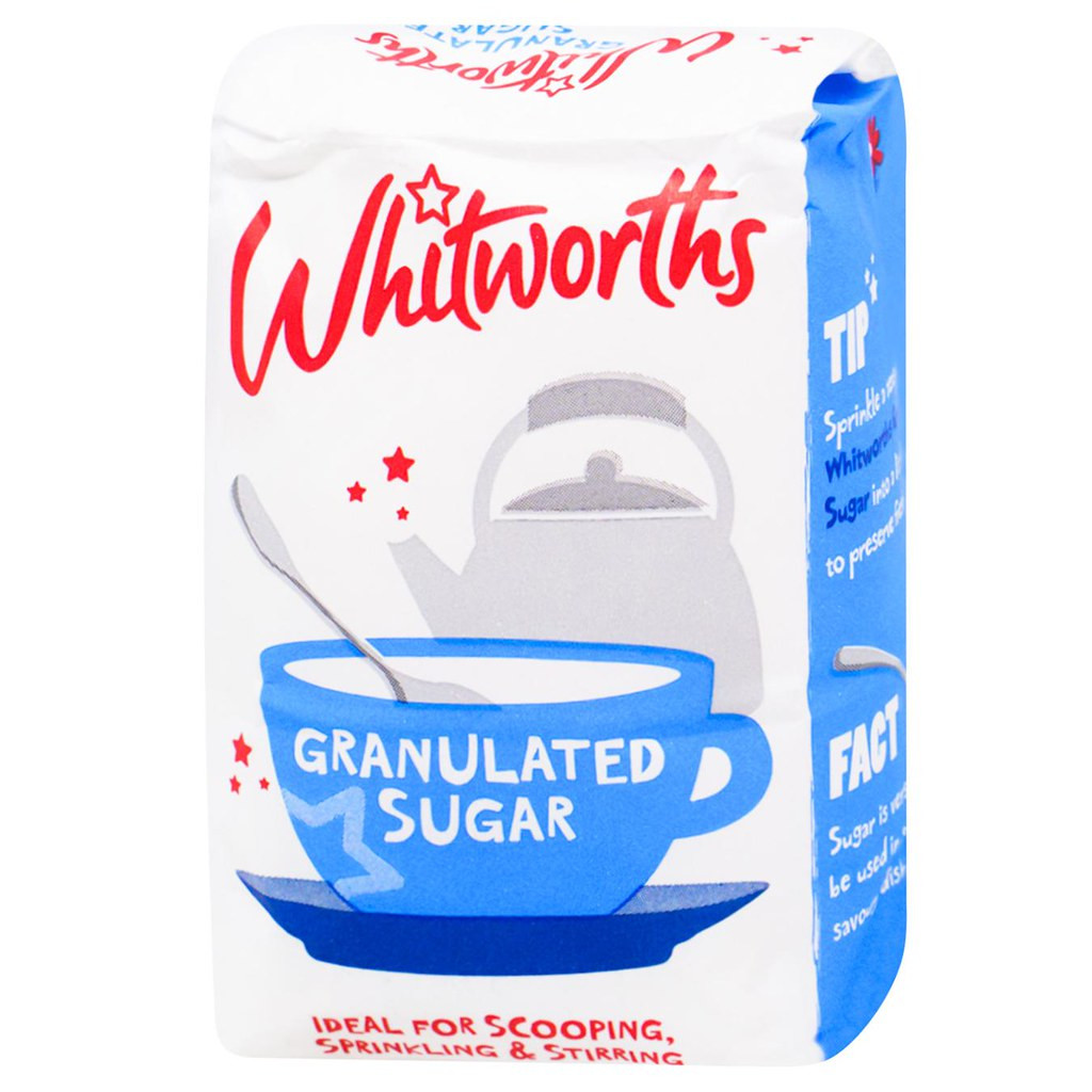 Білий гранульований цукор Whitworths фото